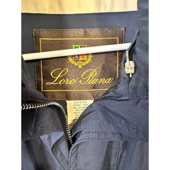 Loro Piana Twenty K Storm System Fabric zipper jacket, size L - Picture 2 of 10